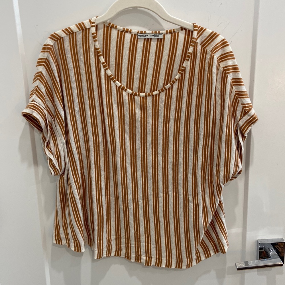 Zara Italy striped tee